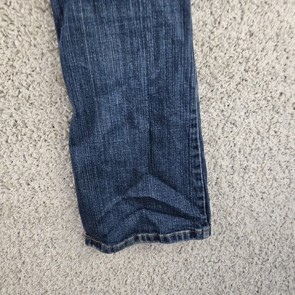 Levis 524 Too Superlow Bootcut Jeans Womens 3 Short 28x29 Blue Denim